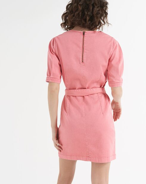 Robe en jean ceinturée malabar