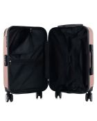 3 Valises 4 roues doubles Denali 55/65/75 cm rose doré