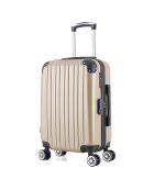3 Valises 4 roues doubles Denali 55/65/75 cm beiges