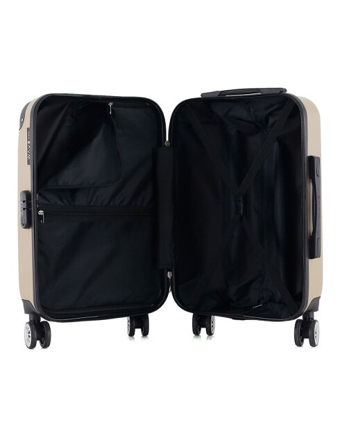 3 Valises 4 roues doubles Denali 55/65/75 cm beiges