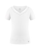 T-shirt bianca Monfils