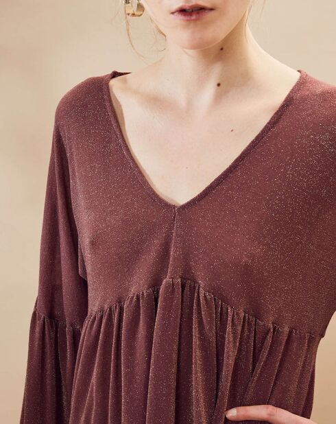 Top brillant Reflektor framboise foncé