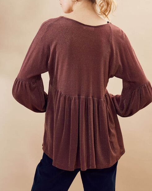 Top brillant Reflektor framboise foncé