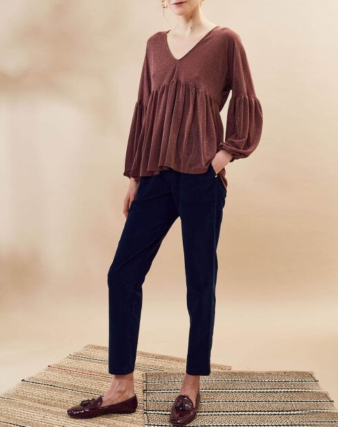 Top brillant Reflektor framboise foncé