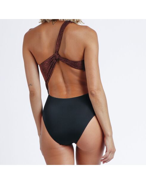 Maillot de bain 1 Pièce Ananda cuivre/noir