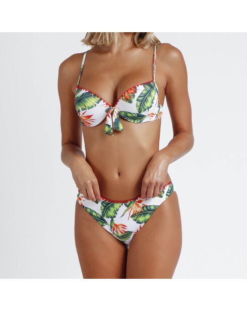 Maillot de bain 2 Pièces Neila imprimé vert