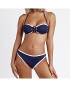 Maillot de bain 2 Pièces Shaila bleu marine/blanc