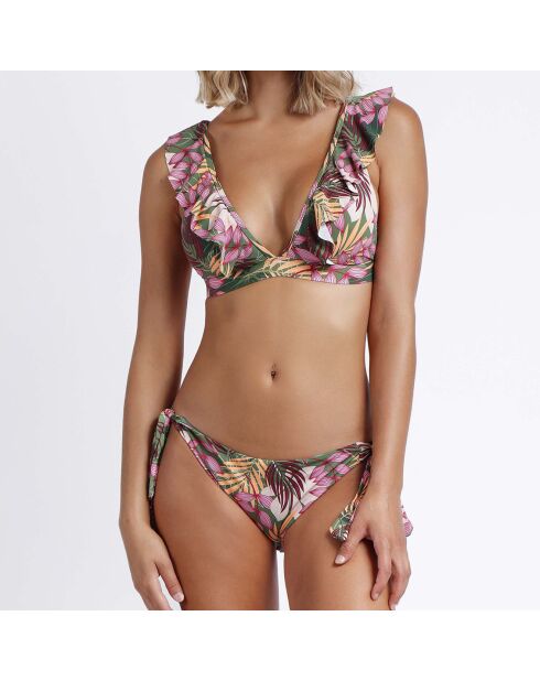 Maillot de bain 2 Pièces Dev imprimé multicolore