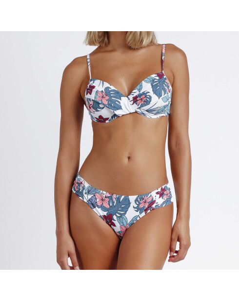 Maillot de bain 2 Pièces Mahima imprimé bleu