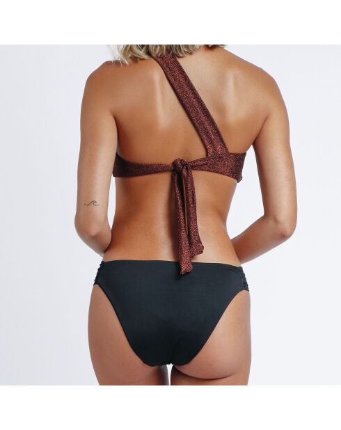 Bañador Satya de 2 piezas en cobre/negro