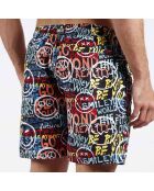 Short de bain Tom imprimé multicolore