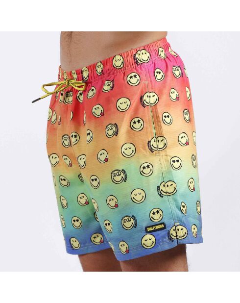 Short de bain Jasper imprimé multicolore