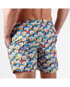 Short de bain Louis imprimé multicolore