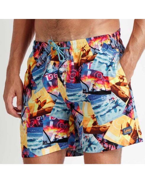 Short de bain Jacques imprimé multicolore