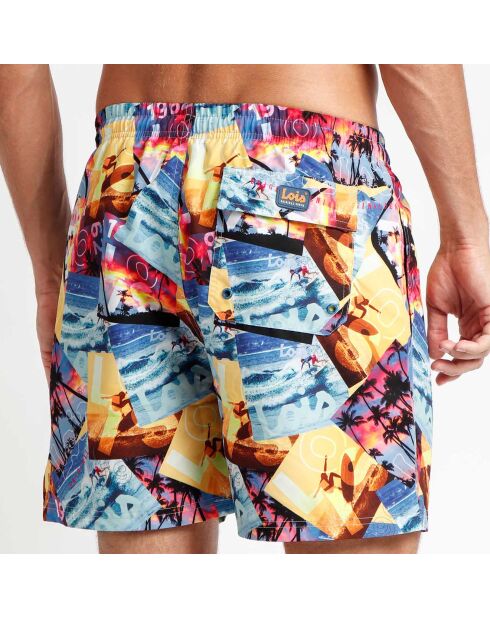Short de bain Jacques imprimé multicolore