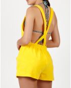 Combinaison short jaune