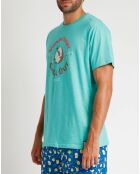 T-Shirt Naveen turquoise