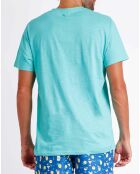 T-Shirt Naveen turquoise