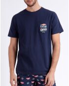 T-Shirt Amar bleu marine