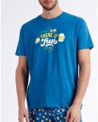 T-Shirt Anil bleu
