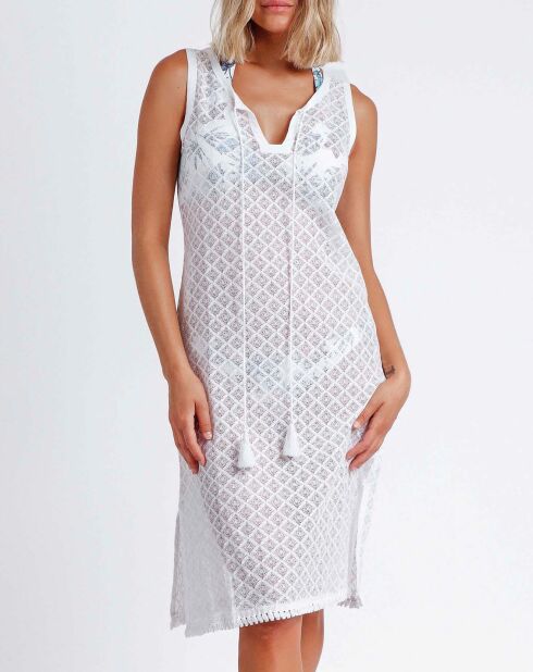 Rohan witte strandjurk