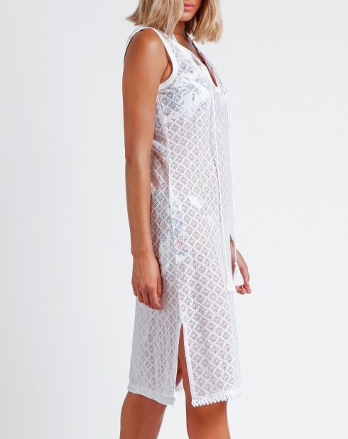 Rohan witte strandjurk