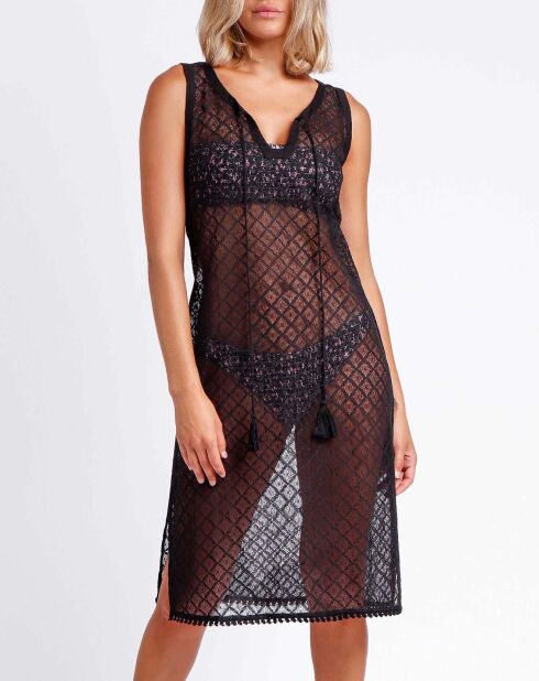 Rohan zwarte strandjurk