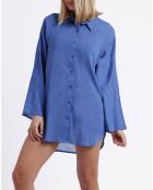 Chemise Mayan bleue
