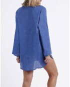 Chemise Mayan bleue