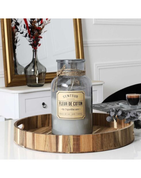 Bougie parfumée Apothicaire Fleur de coton blanc - 1 mèche