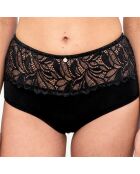 2 mutandine mestruali nere Rosana a vita alta