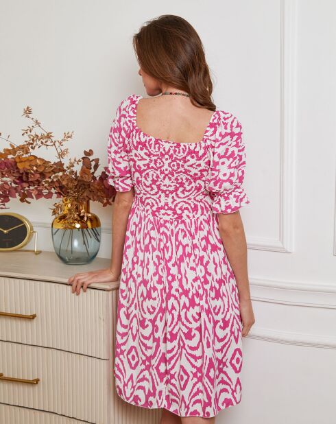 Robe Tuncel fushia