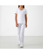 T-shirt bianca Monfils