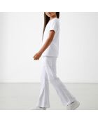 T-shirt bianca Monfils