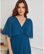Robe Ziche bleu canard