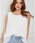 Top Zizou blanc