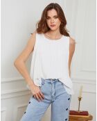 Top Zizou blanc