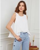 Top Zizou blanc