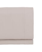 Drap plat 100% Satin de Coton Julia beige