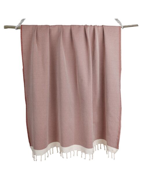 Courchevel rotes Tomette-Baumwollplaid