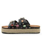 Mules Vana noir/multicolore