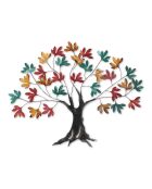 Accessoire mural décoratif en métal multicolore - 115x94x4 cm