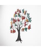 Accessoire mural décoratif en métal multicolore - 115x94x4 cm