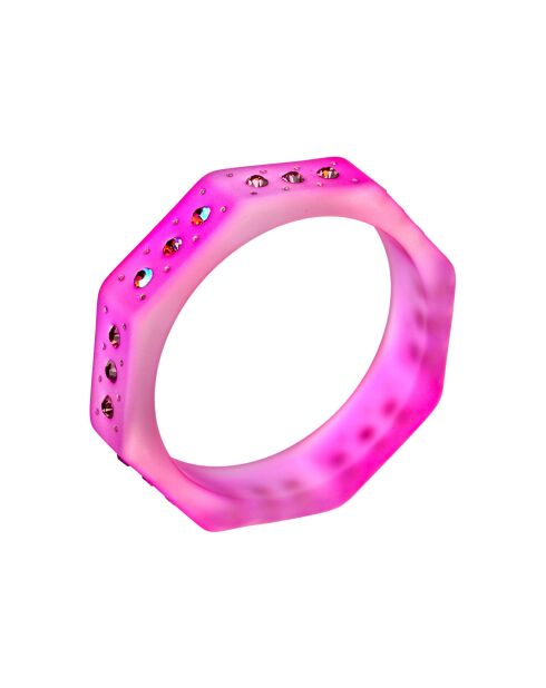 Rosafarbener Tortista Armreif
