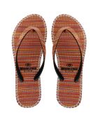 Schwarz/Rot/Mehrfarbige Hip Flip Flops