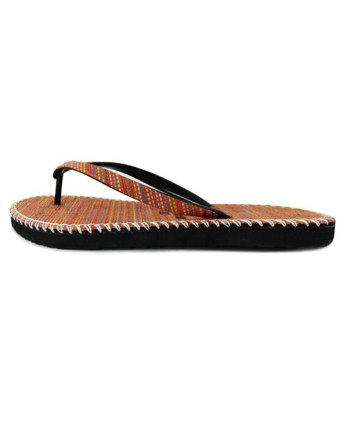 Schwarz/Rot/Mehrfarbige Hip Flip Flops