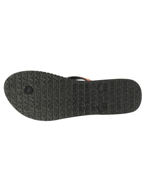 Schwarz/Rot/Mehrfarbige Hip Flip Flops