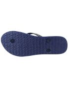 Marine/grijze hippe teenslippers