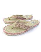Spar IND teenslippers beige/roze