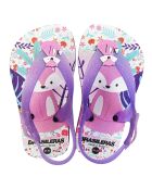 Violette bedruckte 20 Baby Fox Sandalen